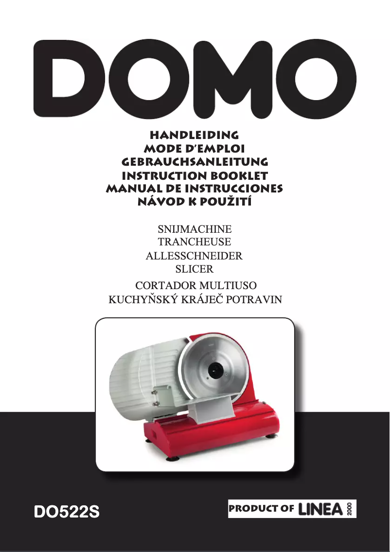 Page 1 de la notice Manuel utilisateur Domo DO522S