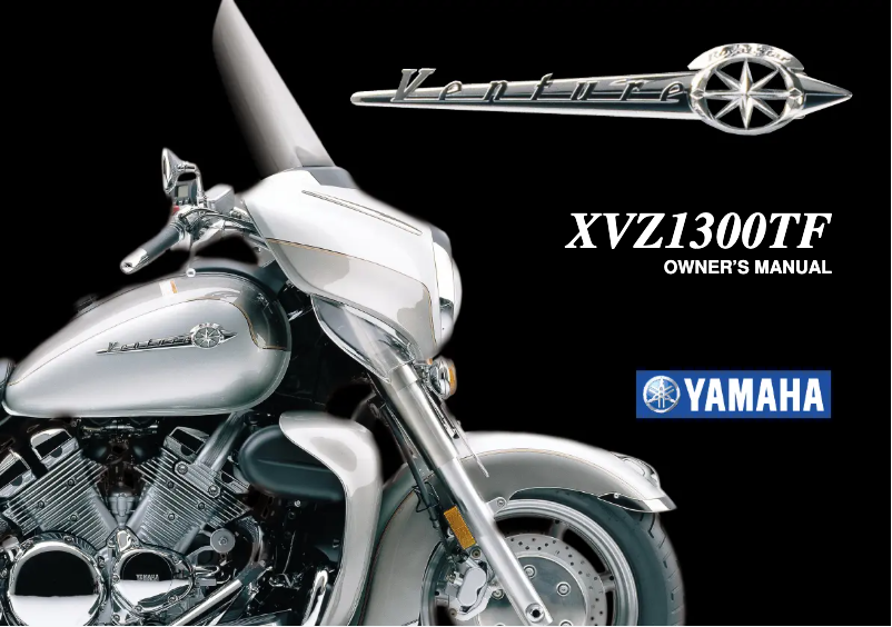 Page 1 de la notice Manuel utilisateur Yamaha Venture XVZ1300TF (2000)