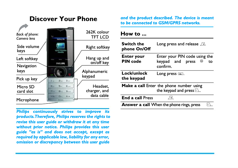 Image de la première page du manuel de l'appareil CTX500BLK