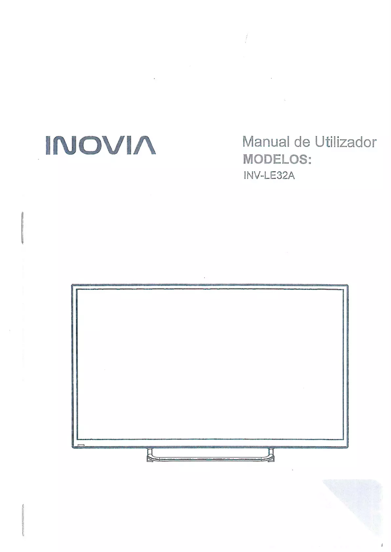 Image de la première page du manuel de l'appareil INV-LE32A