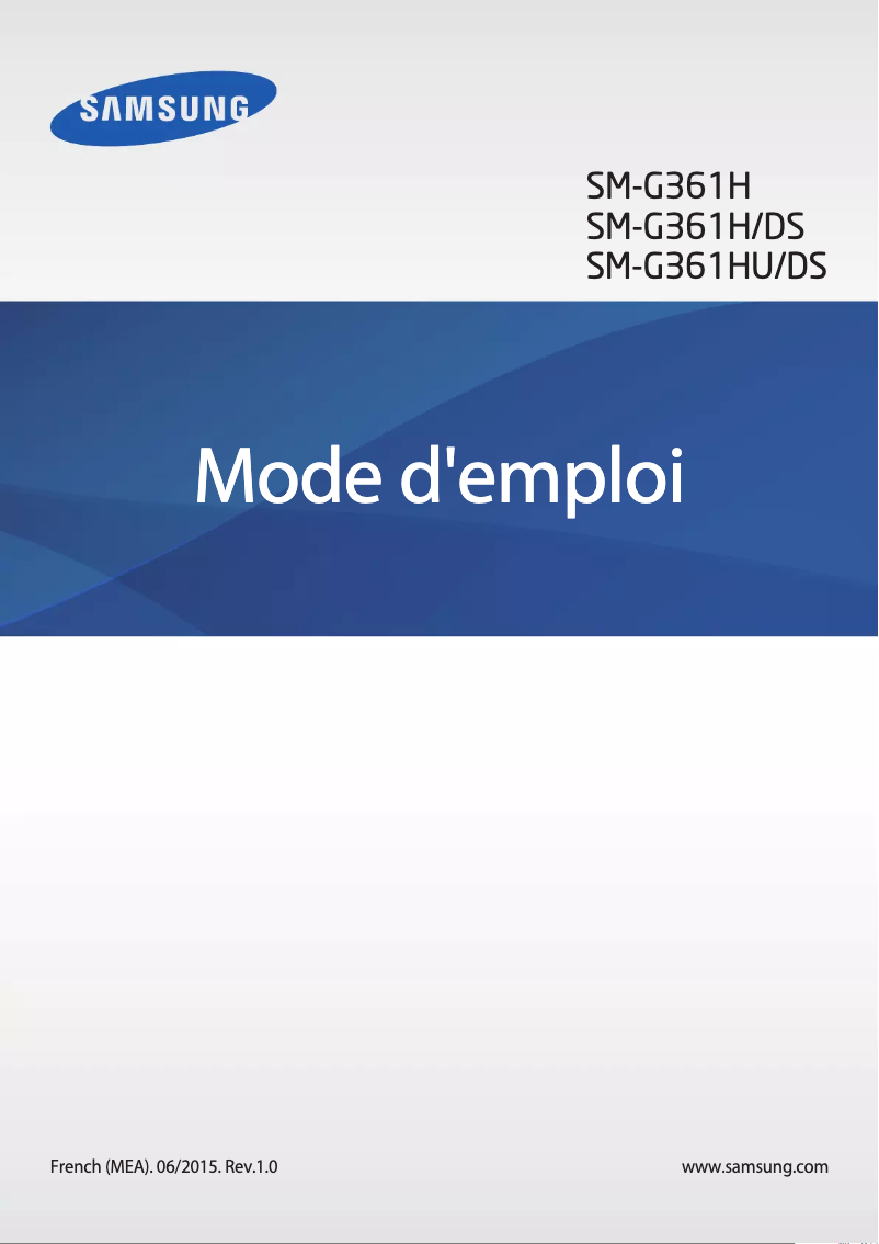 Page 1 de la notice Manuel utilisateur Samsung Galaxy Core 3