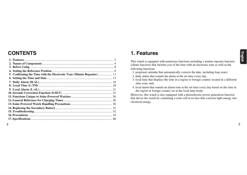 Página 1 del manual Manual de usuario Citizen CAL G900