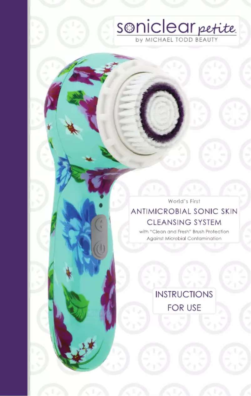Page n°1 - Manuel utilisateur Michael Todd Beauty Soniclear Petite Deluxe