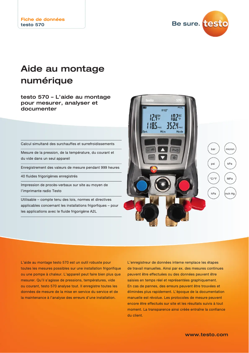 Image de la première page du manuel de l'appareil 570-2