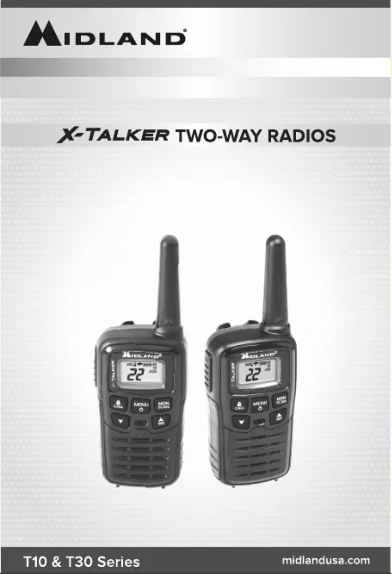 Image de la première page du manuel de l'appareil X-Talker T10X3