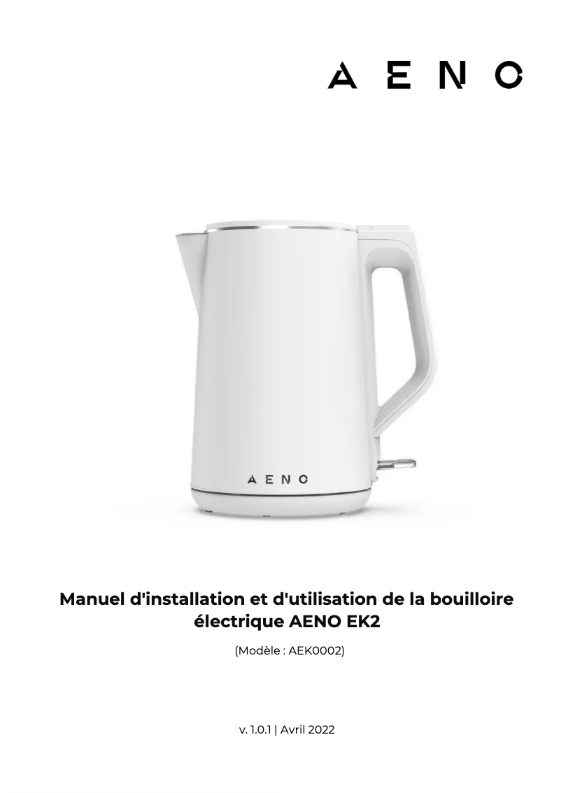 Image de la première page du manuel de l'appareil EK2