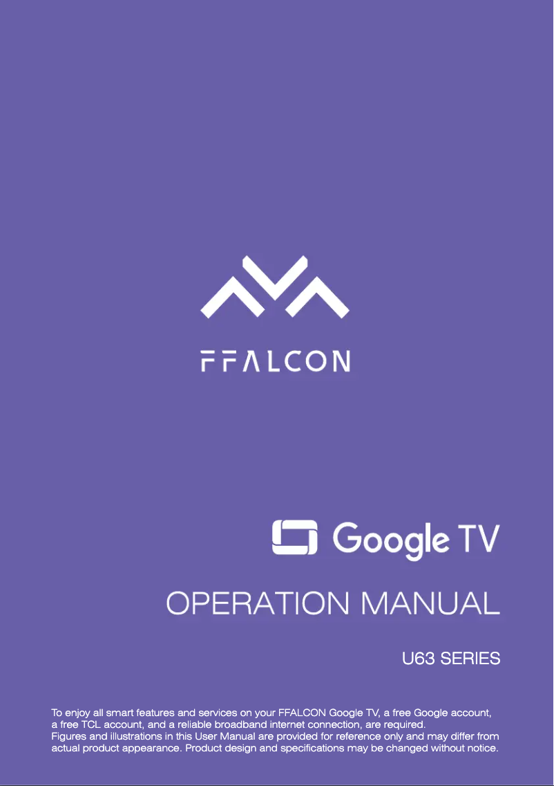 Page n°1 - Manuel utilisateur FFalcon FF43U63