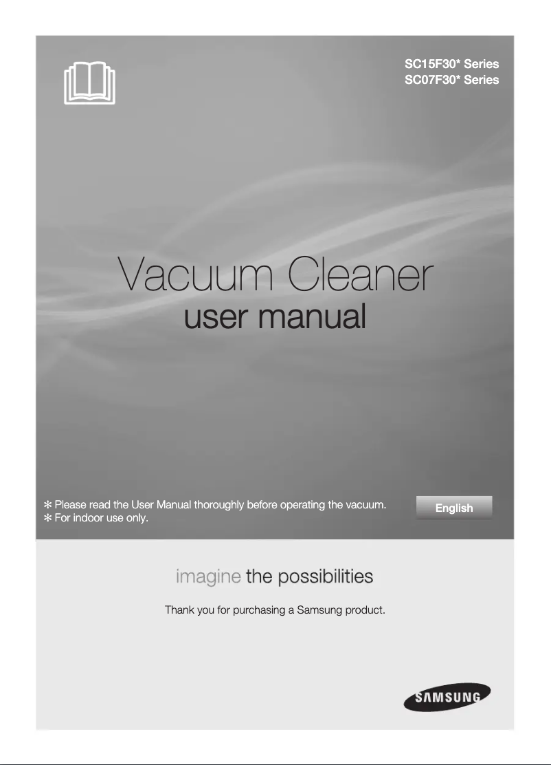 Page n°1 - Manuel utilisateur Samsung SC07F30WJ