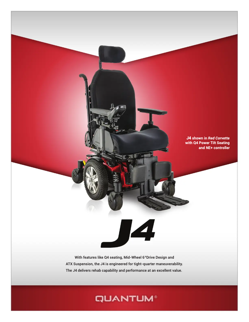 Page 1 de la notice Brochure Quantum J4
