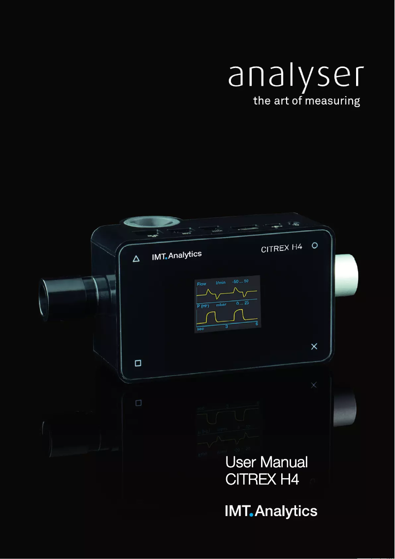 Page n°1 - Manuel utilisateur Rigel Medical Citrex H4