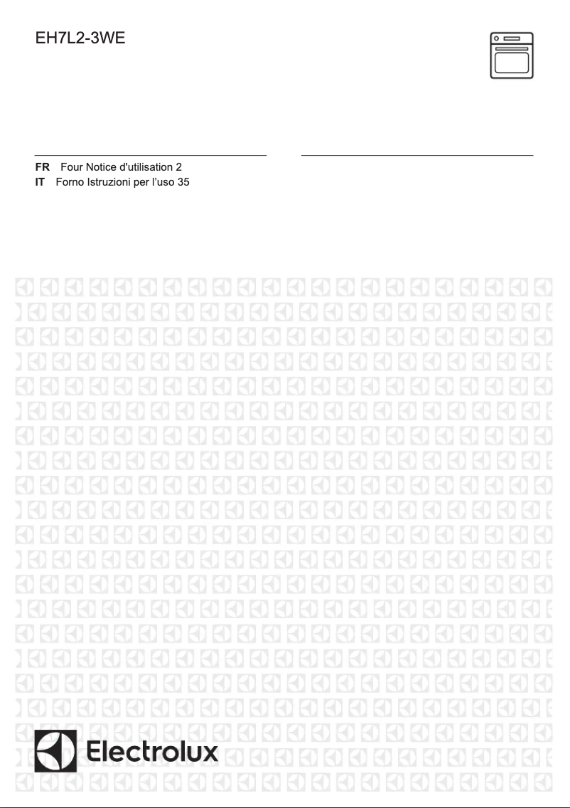 Page 1 de la notice Manuel utilisateur Electrolux EH7L2-3WE