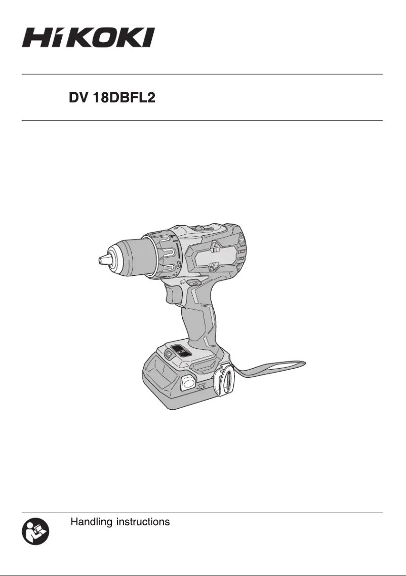 Image de la première page du manuel de l'appareil DV18DBFL2