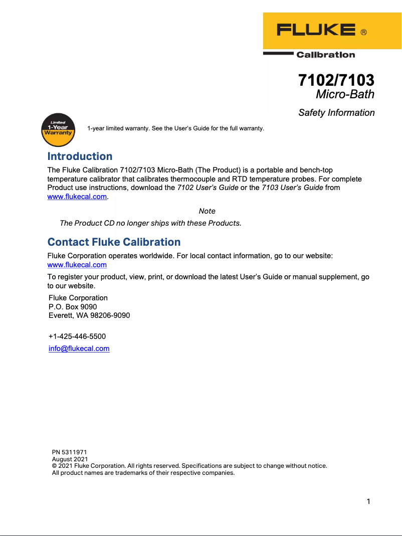 Image de la première page du manuel de l'appareil 6102