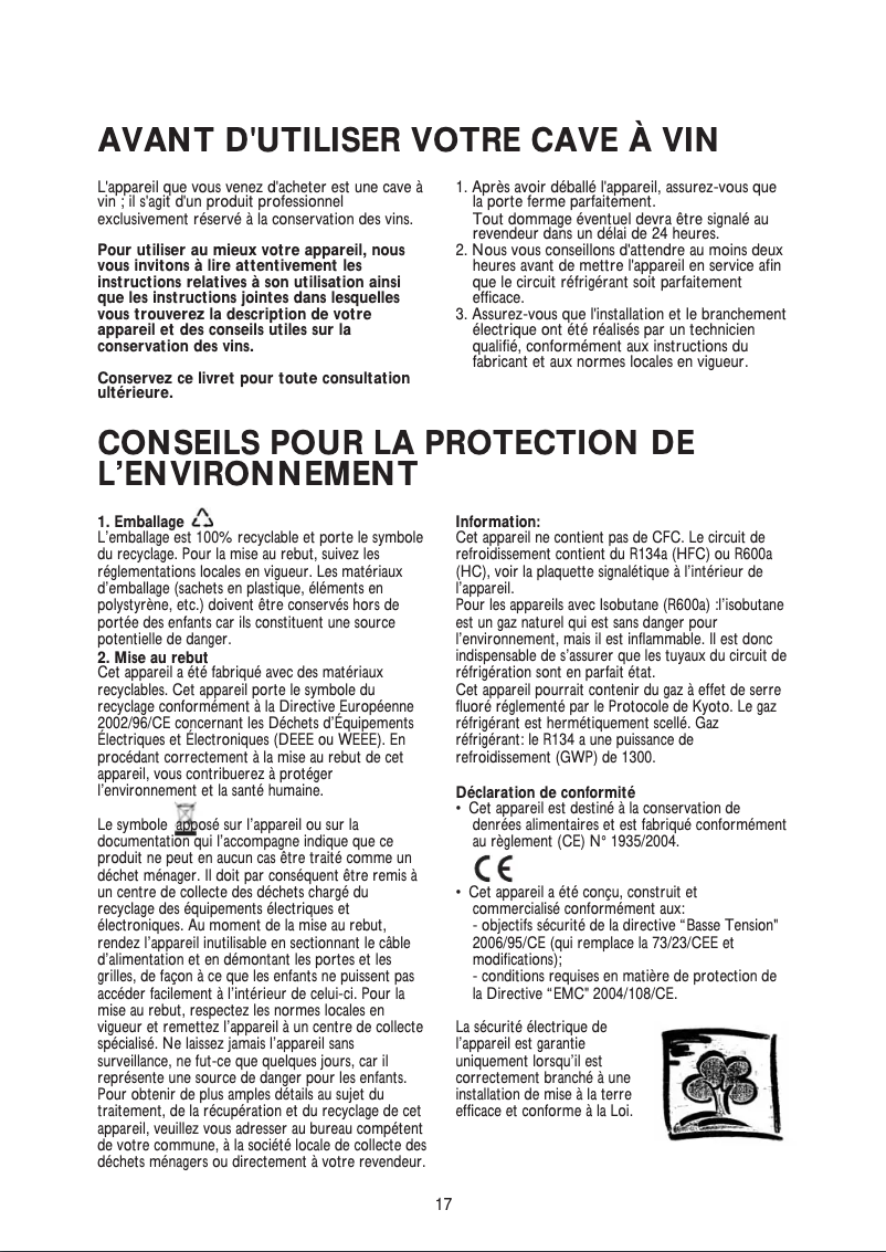 Page n°1 - Manuel utilisateur Whirlpool WW1600