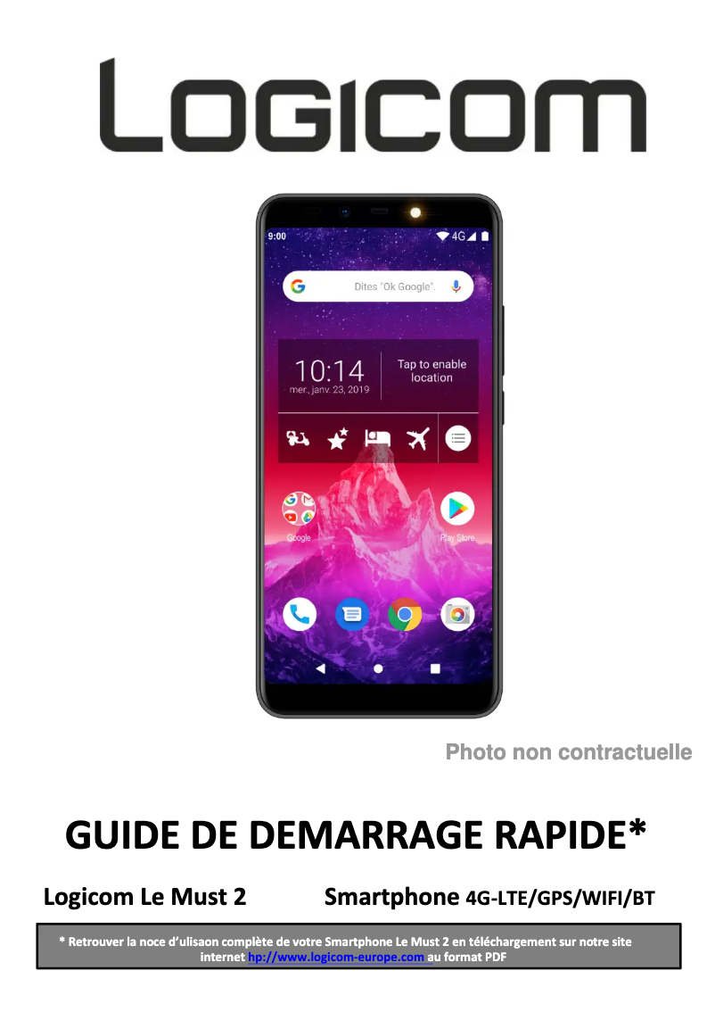 Image de la première page du manuel de l'appareil Le Must 2