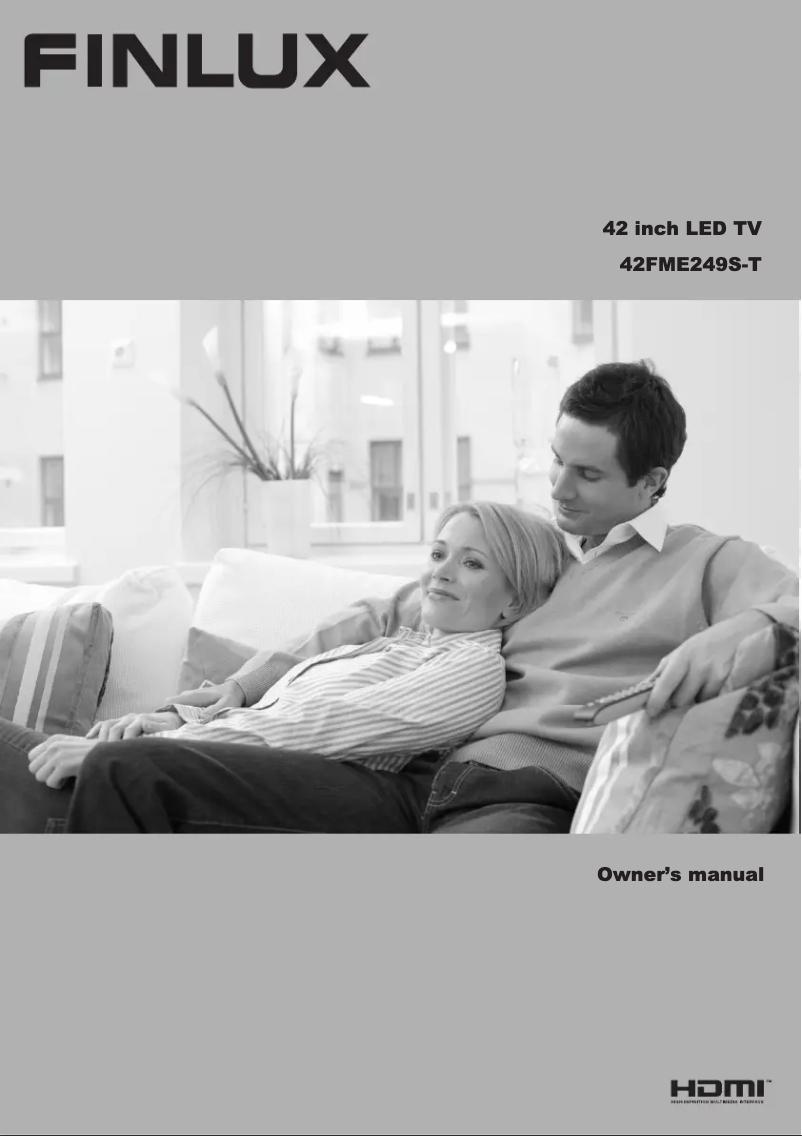Page 1 de la notice Manuel utilisateur Finlux 42FME249S-T