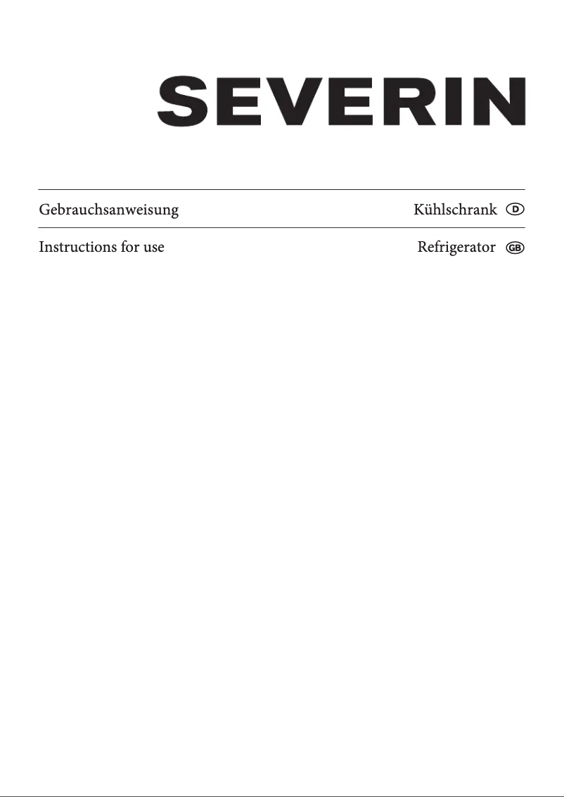 Page 1 de la notice Manuel utilisateur Severin KS 9772