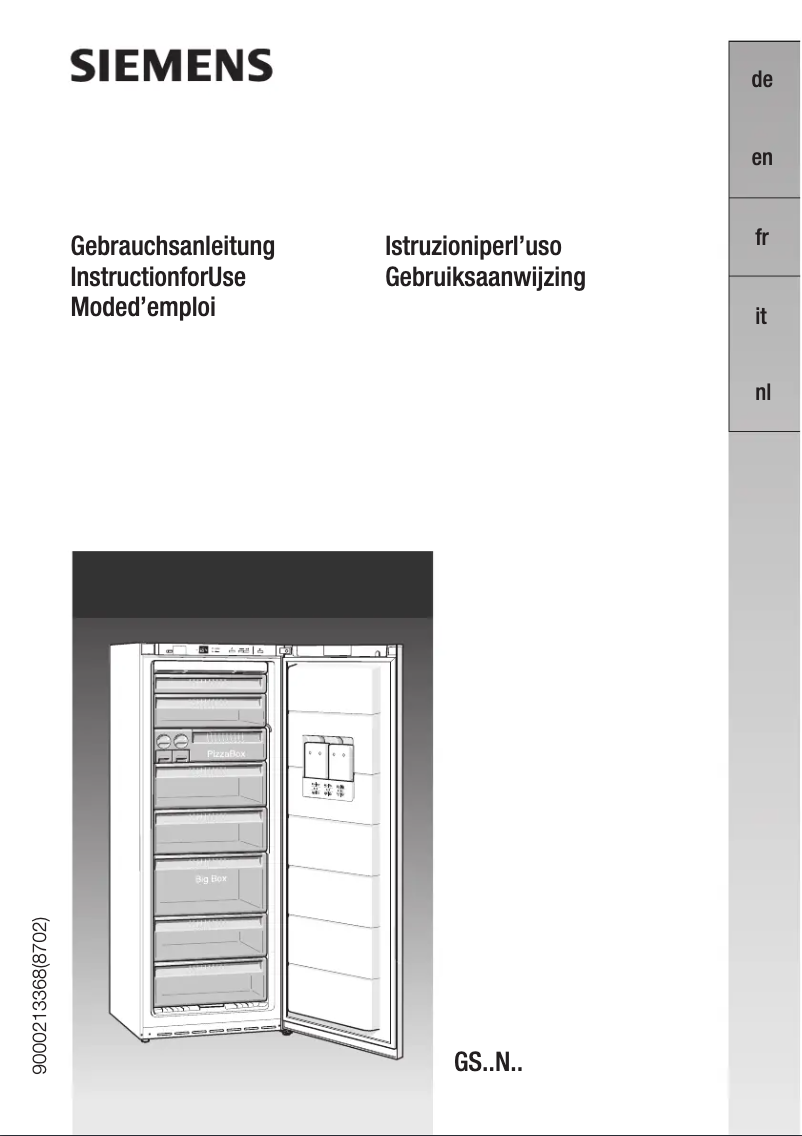 Image de la première page du manuel de l'appareil GS40NA35