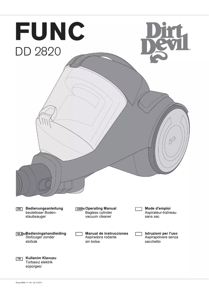 Image de la première page du manuel de l'appareil DD2820-4