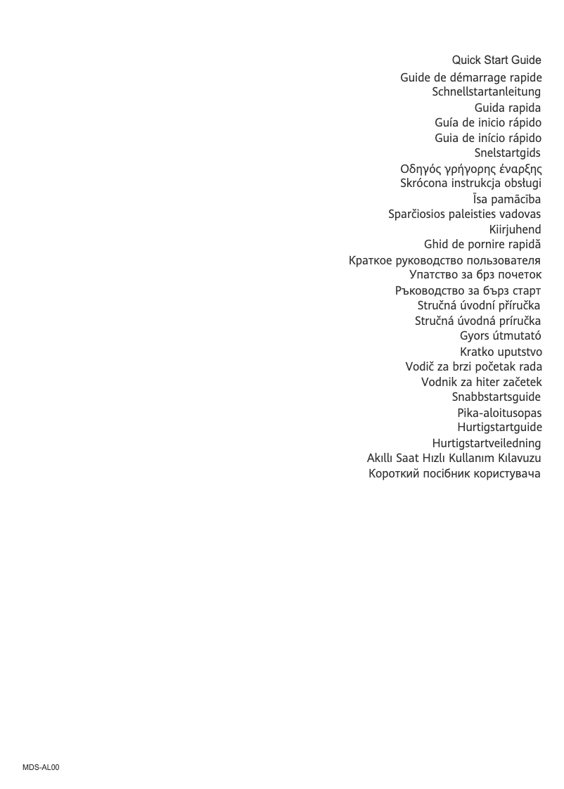 Page 1 de la notice Manuel utilisateur Huawei WATCH 4 Pro