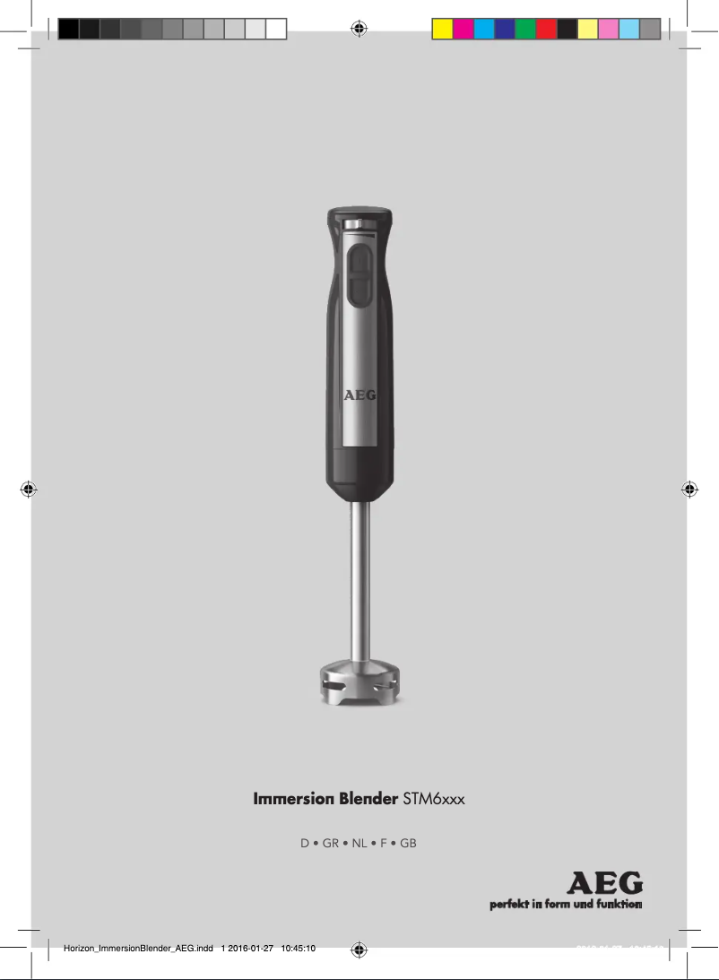 Page 1 de la notice Manuel utilisateur AEG STM6200