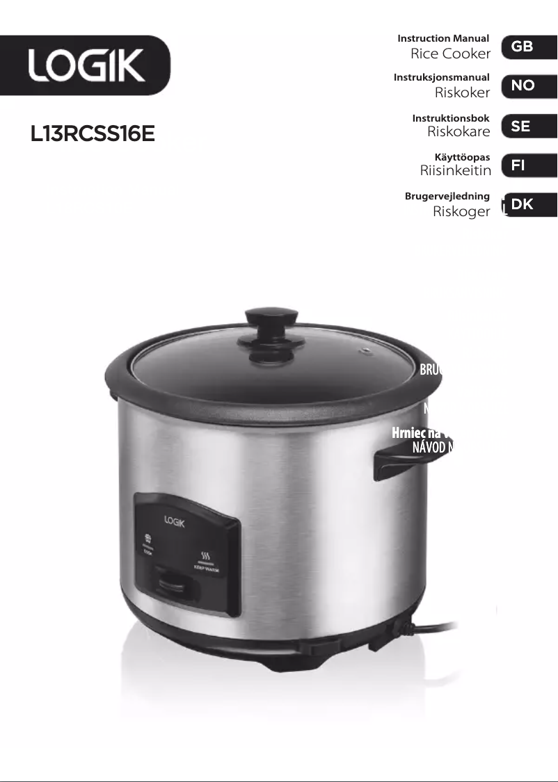 Imagen de la primera página del manual del dispositivo L13RCSS16E