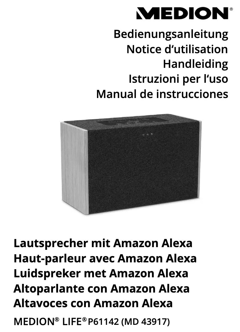 Page 1 de la notice Manuel utilisateur Medion LIFE P61142 (MD 43917)