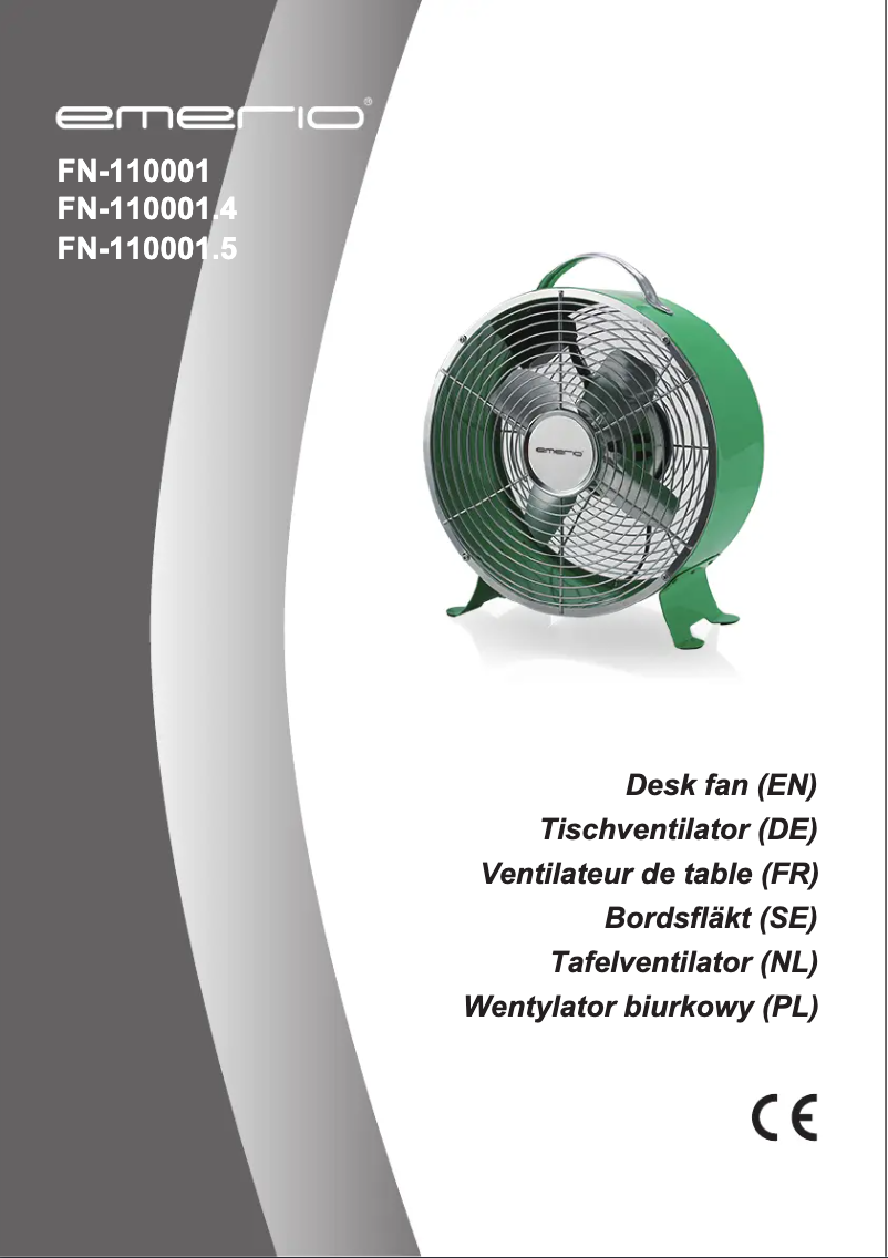 Página 1 del manual Manual de usuario Emerio FN-110001.4