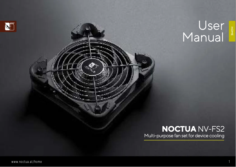 Page n°1 - Manuel utilisateur Noctua NV-FS2