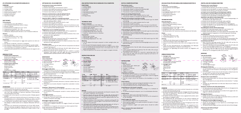 Image de la première page du manuel de l'appareil C8