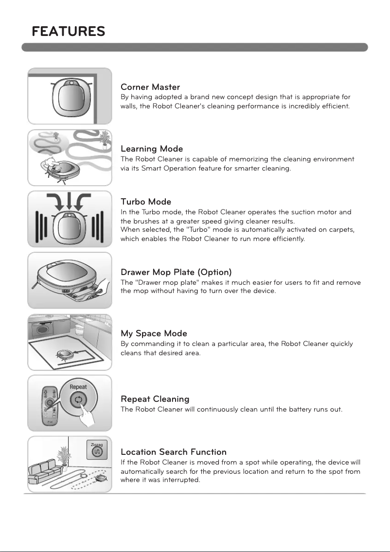 Image de la première page du manuel de l'appareil Hom-Bot VSR8600RR