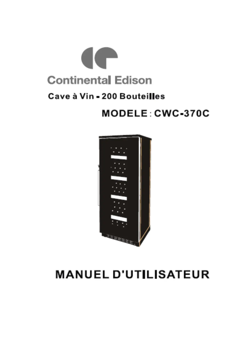 Image de la première page du manuel de l'appareil CWC-370C