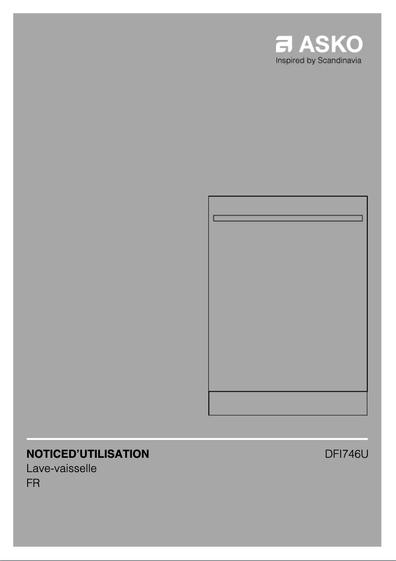 Page 1 de la notice Manuel utilisateur Asko DFI746U