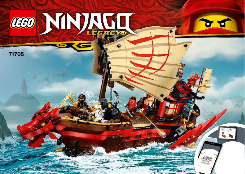 Page 1 of the manual User Manual Lego Ninjago 71705