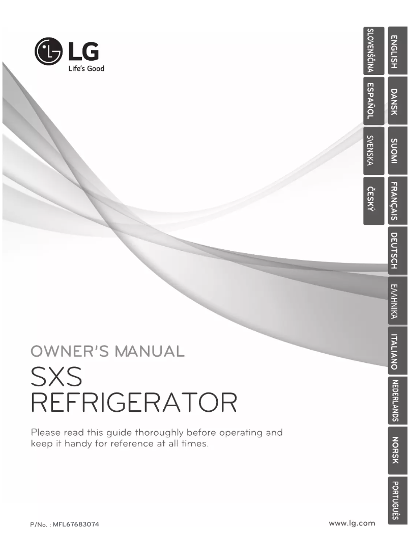 Page 1 de la notice Manuel utilisateur LG GS9366SWQVD