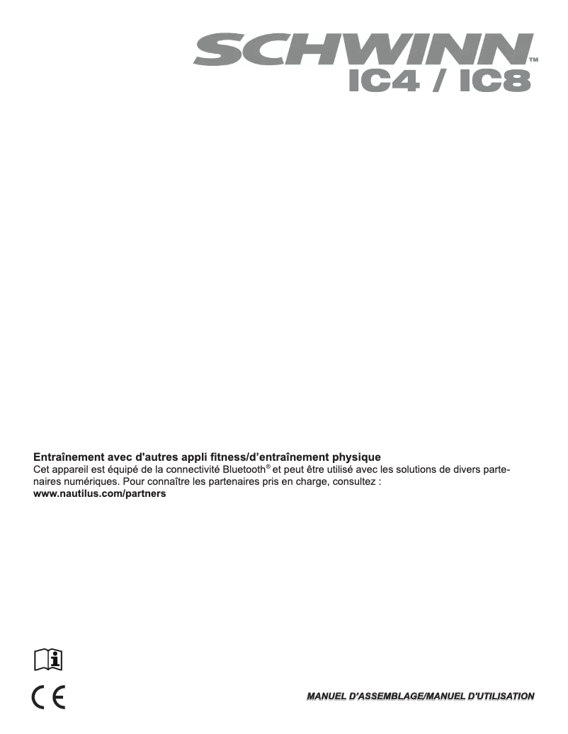 Page 1 de la notice Manuel utilisateur Schwinn IC8