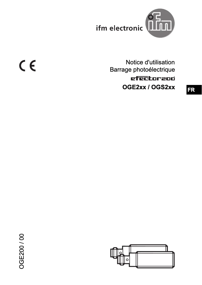 Página 1 del manual Manual de usuario IFM OGS200