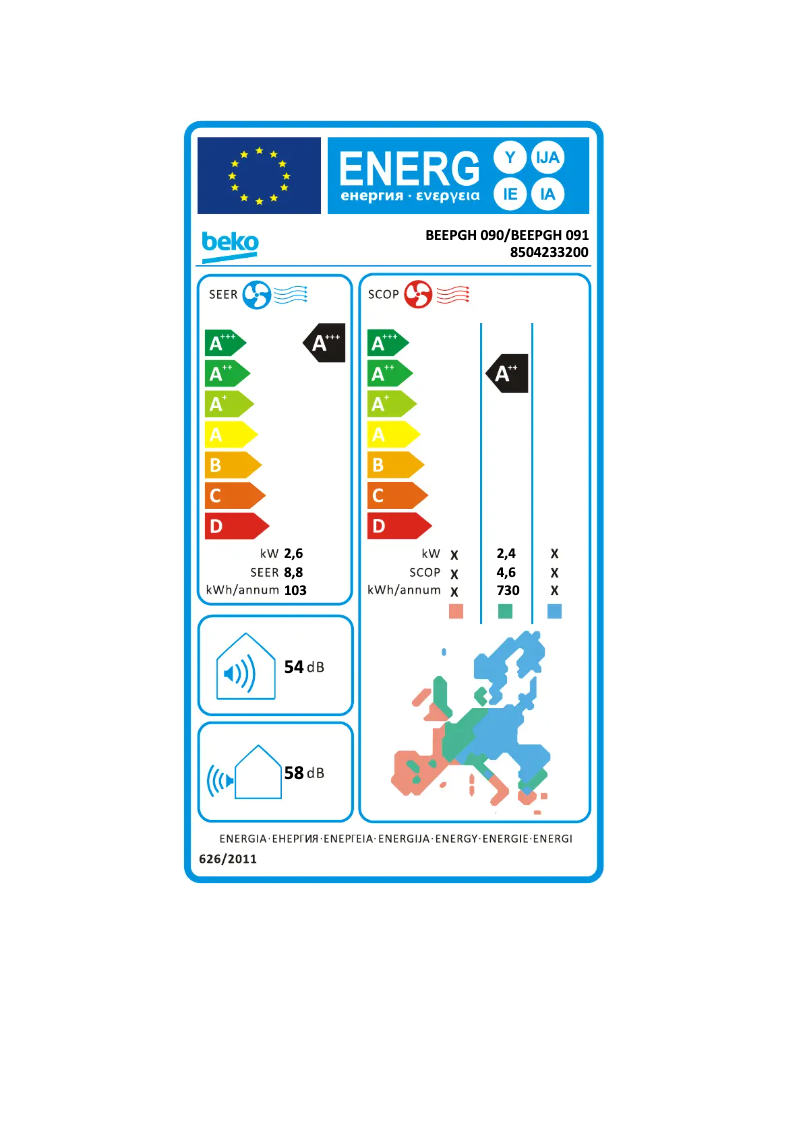 Image de la première page du manuel de l'appareil BEEPGH 091