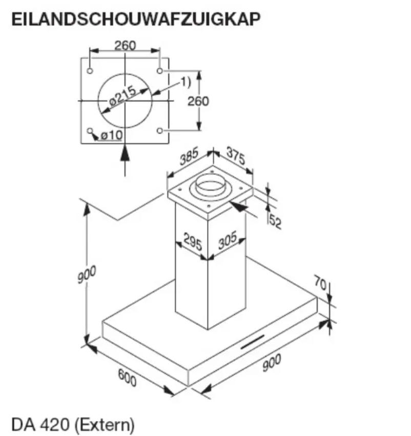Page 1 de la notice Manuel utilisateur Miele DA 420-4 Ext
