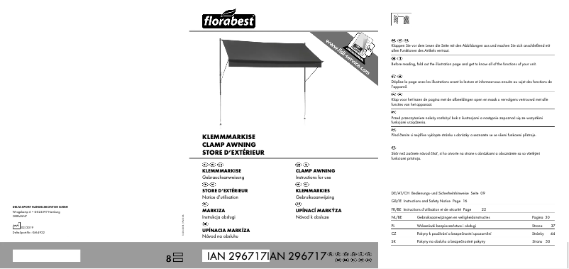Página 1 del manual Manual de usuario Florabest IAN 296717
