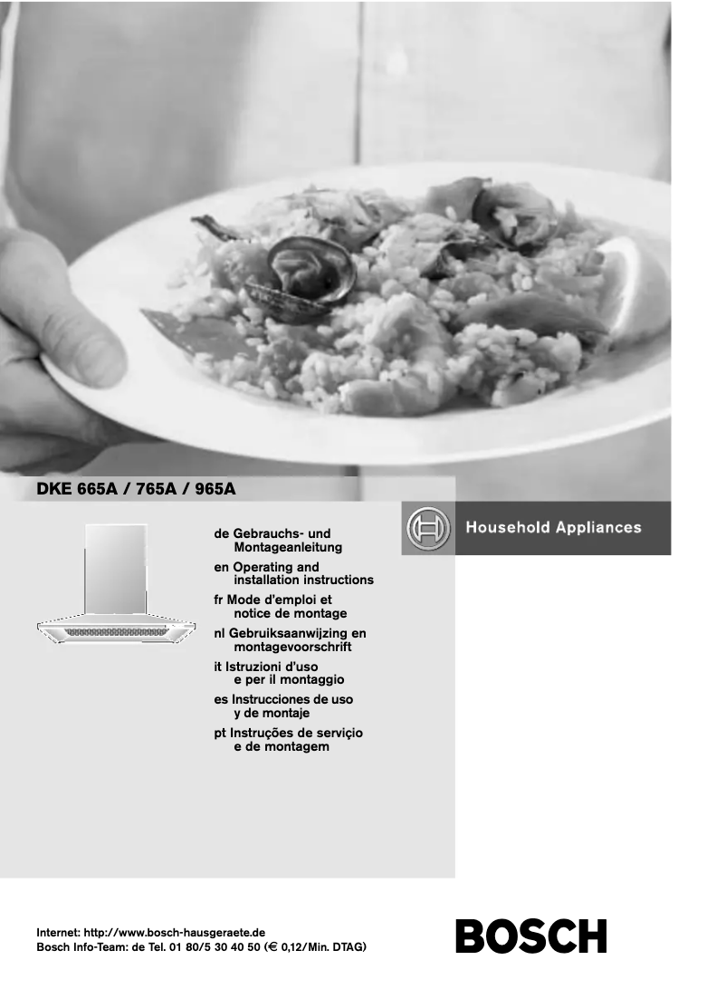 Image de la première page du manuel de l'appareil DKE665A