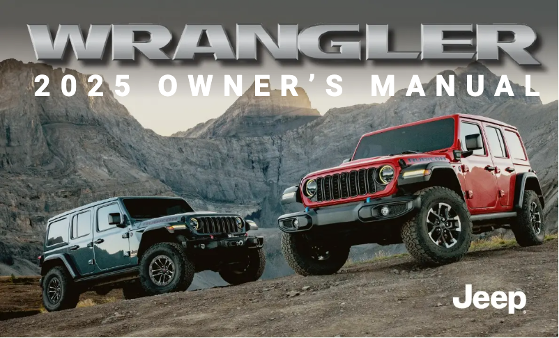 Page 1 de la notice Manuel utilisateur Jeep Wrangler (2025)