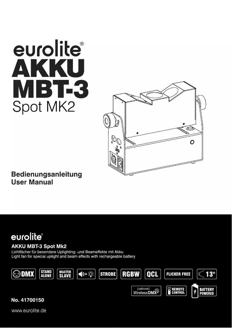 First page image of the manual for AKKU MBT-3