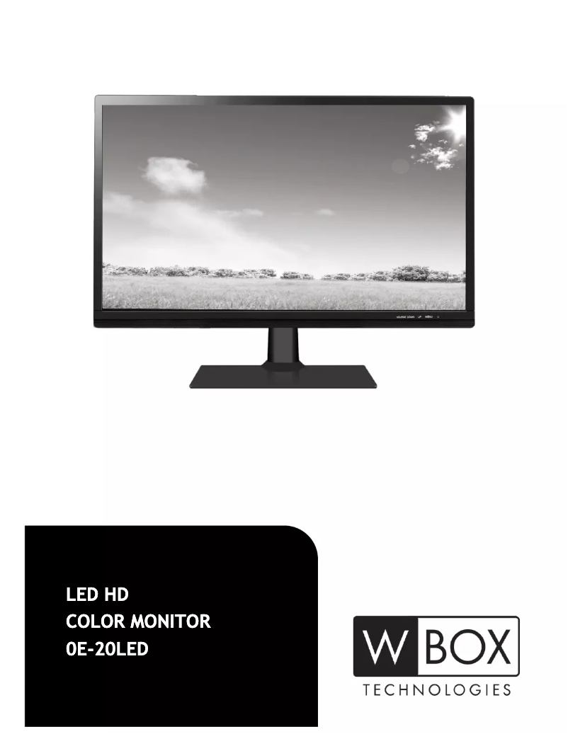 Image de la première page du manuel de l'appareil 0E-20LED