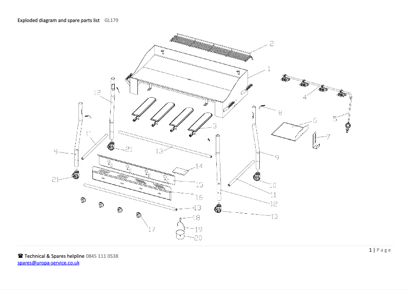 Page 1 de la notice Schéma de câblage Buffalo GL179