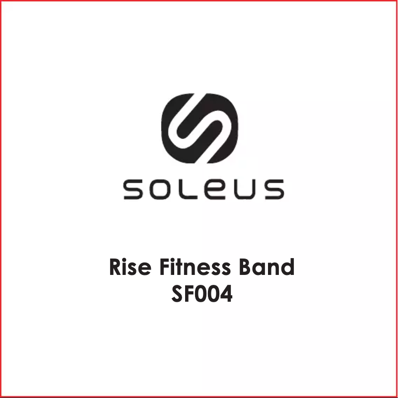 Página 1 del manual Manual de usuario Soleus Rise SF004