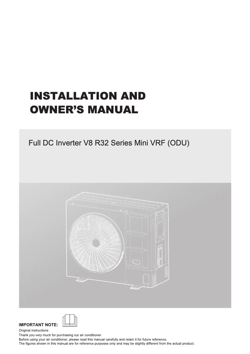 Imagen de la primera página del manual del dispositivo MV8M-123WV2N8