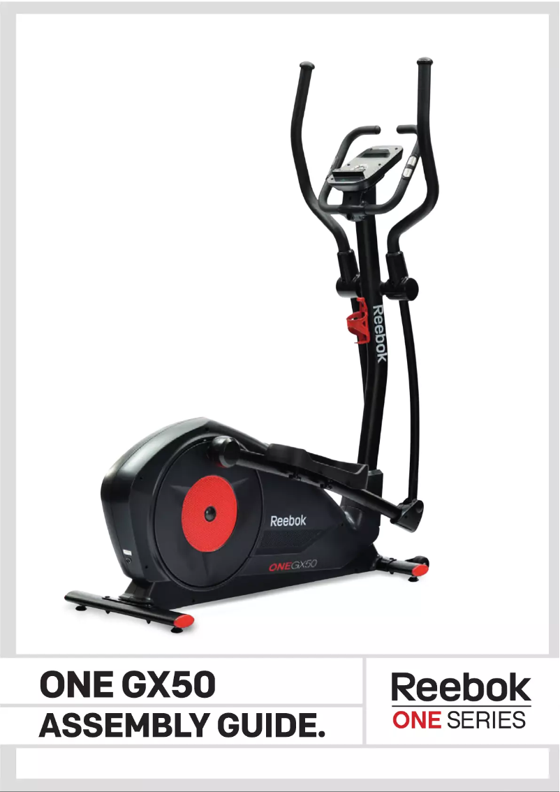 Page n°1 - Manuel utilisateur Reebok One GX50