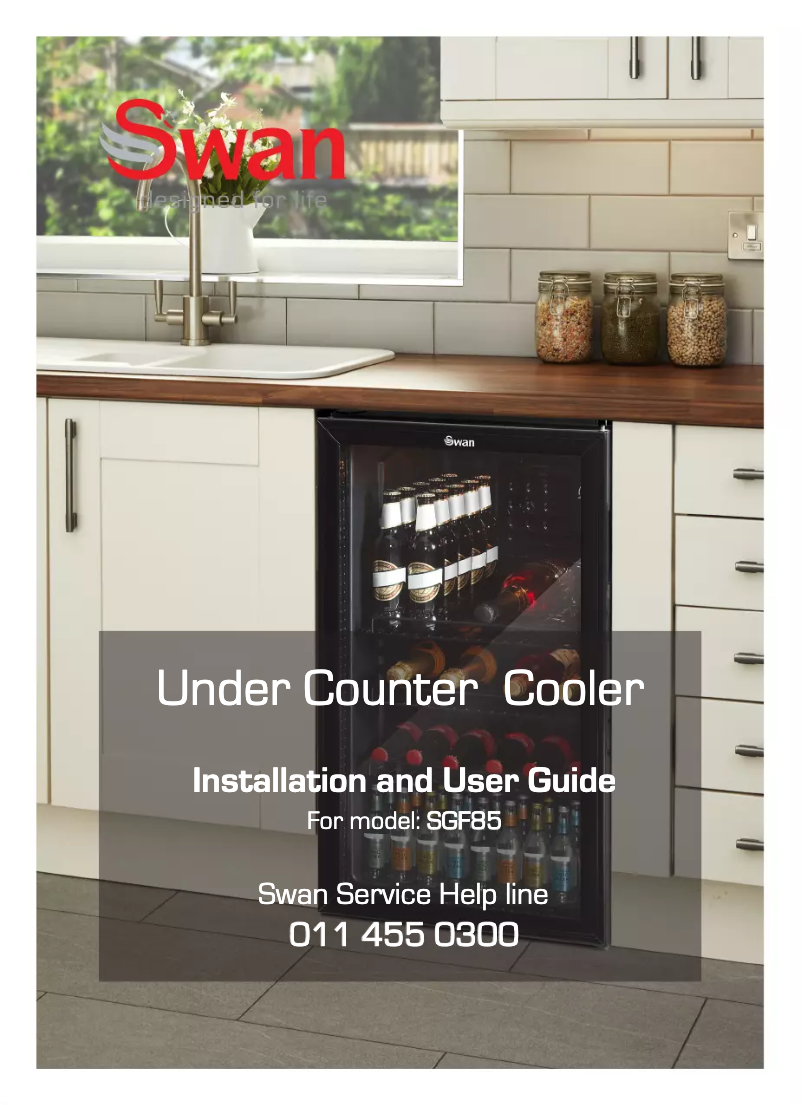 Image de la première page du manuel de l'appareil SGF85