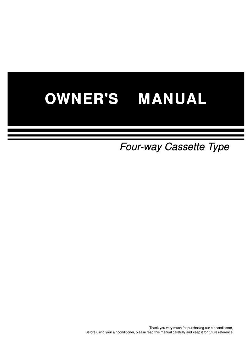 Página 1 del manual Manual de usuario Midea Super Slim Cassette